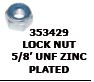 Fender bolt Nuts 5/8