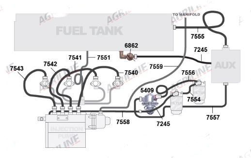 TEF Fuel pipe