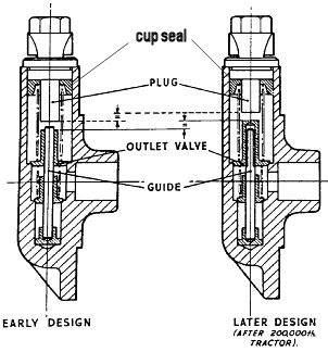 Valve chamber Cup seal NBR set of 4