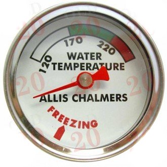 Gauge - Temperature Allis Chalmers (Model B, Model U, Model M, WC, WF),